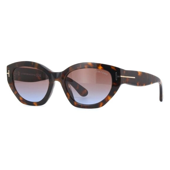 New TOM FORD Penny Havana Cat Eye FT1086/S 52F Sunglasses Women - Picture 1 of 4